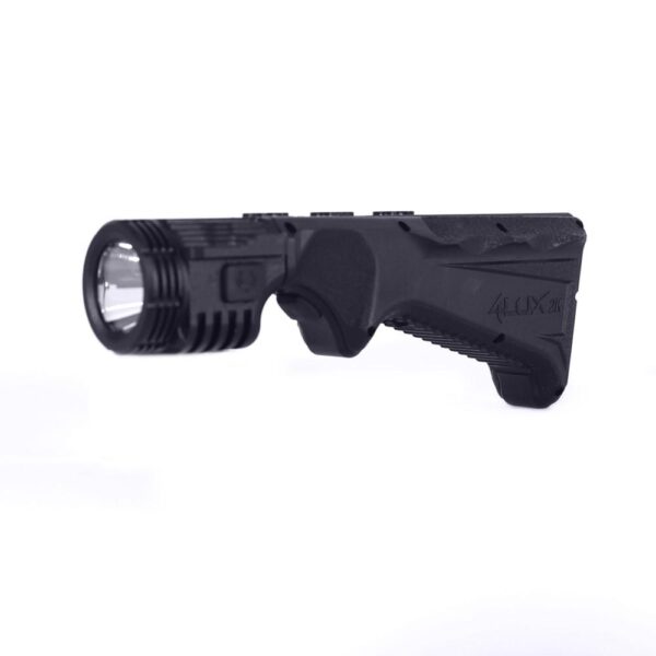 Viridian 4LUX 2K DUO Angled Foregrip w Integrated Tactical Weapon Light Green Laser SAFECharge - Precision Shot Firearms