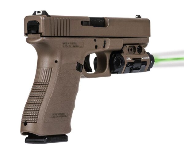 Viridian X5L-FDE Gen 3 Universal Mount Green Laser w/ Tactical Light MP Flat Dark Earth - Precision Shot Firearms