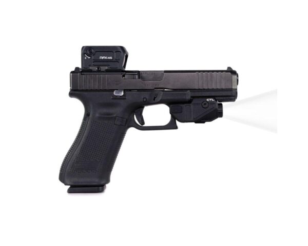 Viridian Custom CTL for Glock 17/19/22/23 580 Lumen Tactical Light w SAFECharge - Precision Shot Firearms