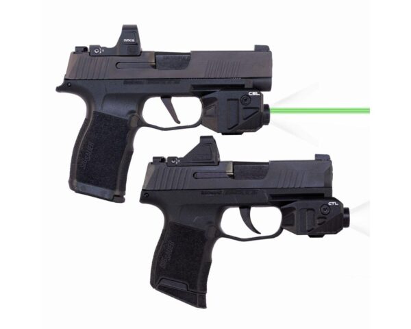 Viridian Custom C5L for Sig P365 GRN Laser and 550 Lumen Tactical Light w SAFECharge - Precision Shot Firearms