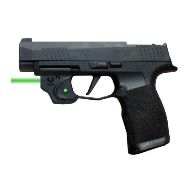 Viridian E Series Green Laser Black Sig P365 with Kydex IWB Holster Black RH - Precision Shot Firearms