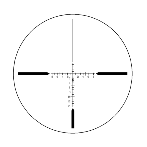 Viridian Serac Rifle Scope 6-24x50 30mm SFP Etched VFD-2 Black - Precision Shot Firearms