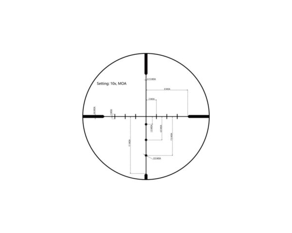 EXCLUSIVE Viridian LYXA Rifle Scope 4-16x44 1" SFP BDC MOA Non-Illum Black - Precision Shot Firearms