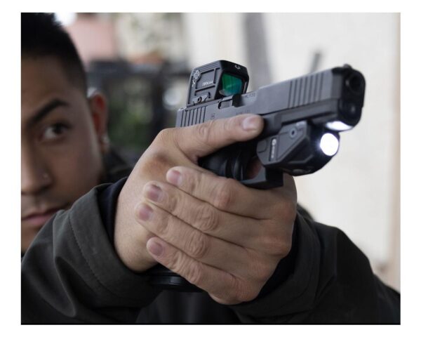 Viridian RFX44 Compact Closed Emitter Green Dot Sight w/ Glock Adapter - Precision Shot Firearms