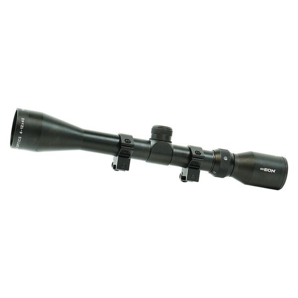 Viridian Rifle Scope 4-12x40 R4 Black with Rings Retail Box - Precision Shot Firearms