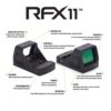 Viridian RFX11 Green Dot Reflex Sight 1x16 Shield RMSc Footprint FDE - Precision Shot Firearms