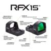 Viridian RFX15 Green Dot Reflex Sight Shield Footprint FDE - Precision Shot Firearms