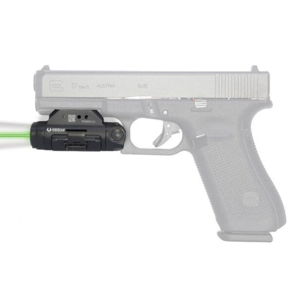 Viridian X5L Gen 3 Universal Green Laser Tactical Light & HD Camera INSTANT-ON Recharge Battery - Precision Shot Firearms