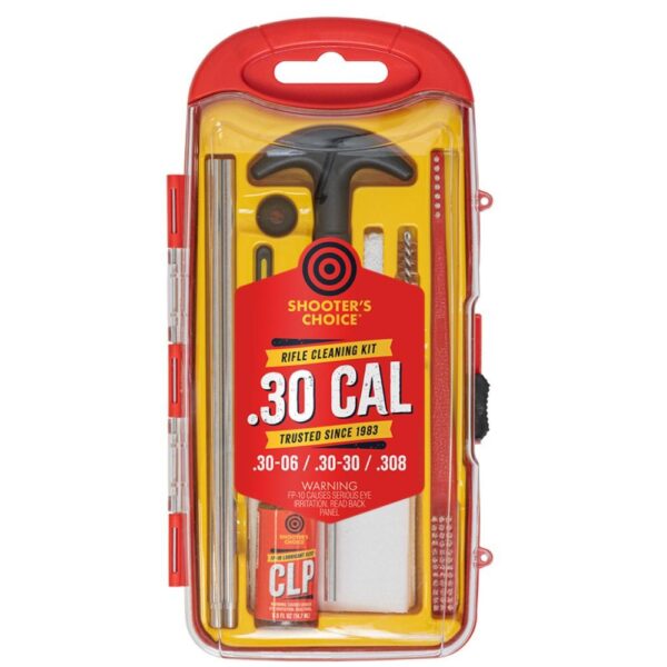 Shooters Choice .30 Cal Rifle Cleaning Kit with Aluminum Rod - Precision Shot Firearms