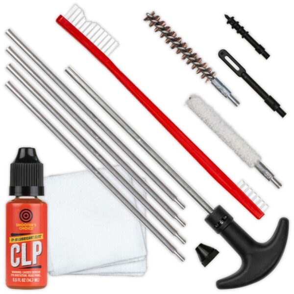 Shooters Choice .30 Cal Rifle Cleaning Kit with Aluminum Rod - Precision Shot Firearms