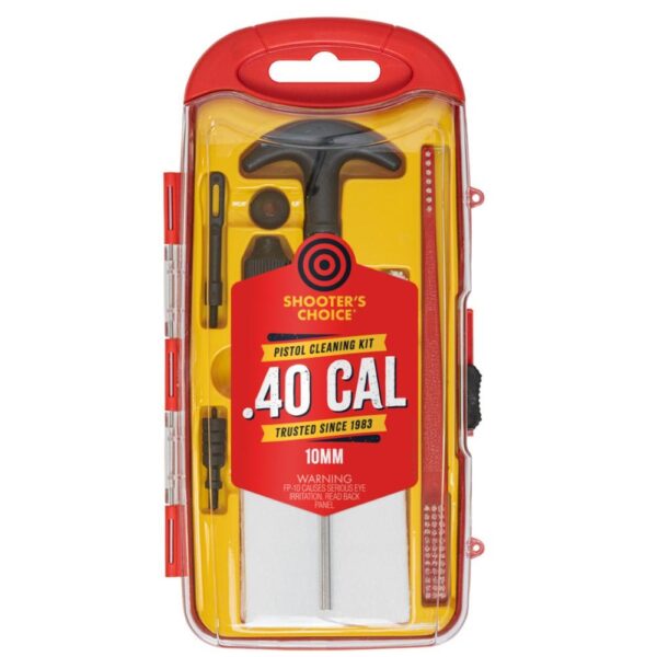 Shooters Choice .40 Cal Handgun Cleaning Kit with Aluminum Rod - Precision Shot Firearms