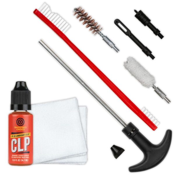 Shooters Choice .40 Cal Handgun Cleaning Kit with Aluminum Rod - Precision Shot Firearms