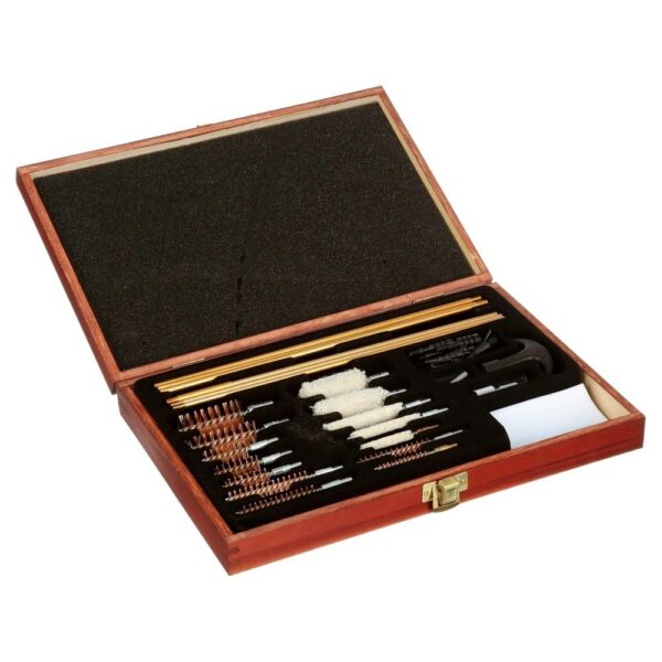 DAC Technologies Gunmaster Universal Cleaning Kit with Wood Case 42 Piece - Precision Shot Firearms