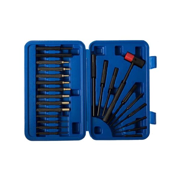 Dac Tech Gunmaster Brass & Steel Drive Pin and Roll Punch Set - 24 pc - Precision Shot Firearms