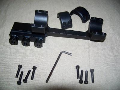 DNZ Freedom Reaper 1-Piece Forward Ring Picatinny Rail Mount - 1" Black - Precision Shot Firearms
