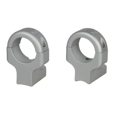 DNZ Game Reaper 2 2-Piece Ringmount (2 screws) - 1" High Silver Fits Howa 1500 Mossberg 100ATR 4X4 MVP Weatherby Vanguard Remington 7007217227 - Precision Shot Firearms