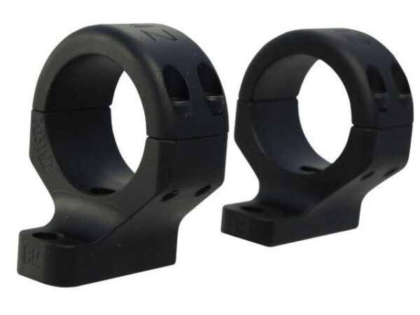 DNZ Hunt Masters 2-Piece Scope Mount (4 Screws) - Howa 1500 Mossberg 100ATR 4x4 Patriot Weatherby Vanguard Rem 700 721 722 725 1" Medium Black - Precision Shot Firearms