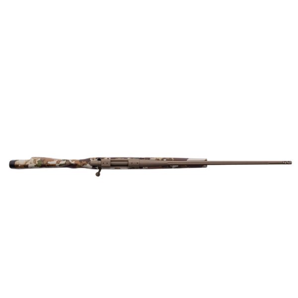 Weatherby Vanguard First Lite Rifle 6.5 Creedmoor 4rd Capacity 26" Fluted Flat Dark Earth Cerakote Barrel Fusion Camo Stock - Precision Shot Firearms
