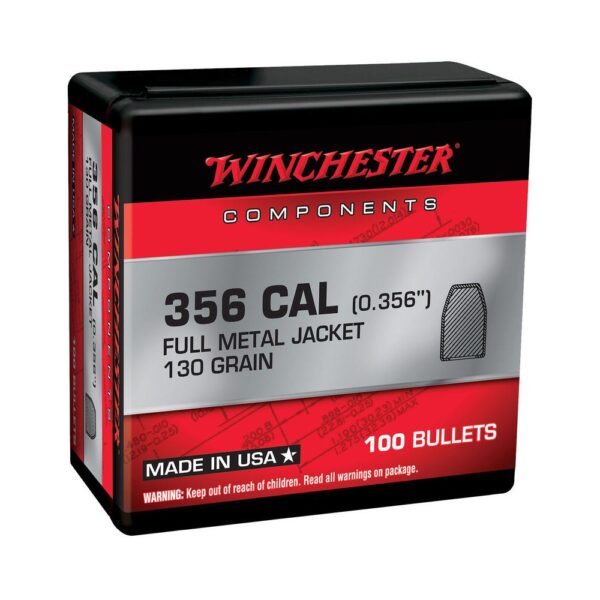 BULLETS .38 MC 130GR FMJ 100 COUNT - Precision Shot Firearms