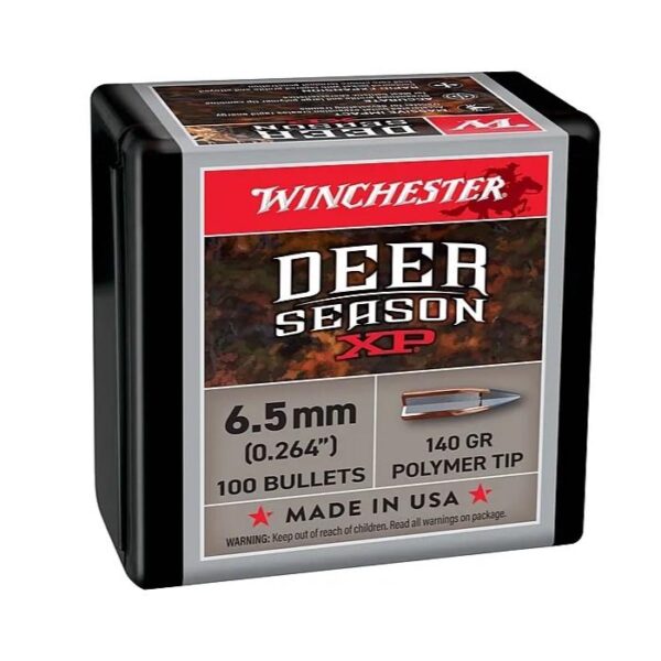 Winchester Dear Season XP Rifle Bulelts 6.5 mm 140 gr 100/ct - Precision Shot Firearms