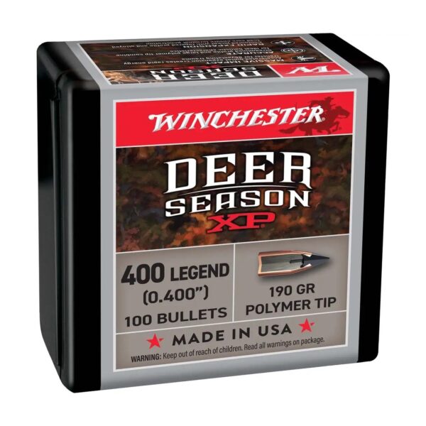 Winchester Deer Season XP Rifle Bullets 400 LEGEND 190 gr 100/ct - Precision Shot Firearms