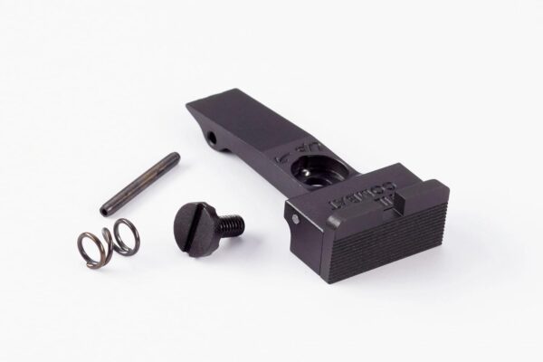 Wilson Combat Rear Sight for Colt 2020 Python/Anaconda Adjustable Serrated Blade Black with Square Notch - Precision Shot Firearms