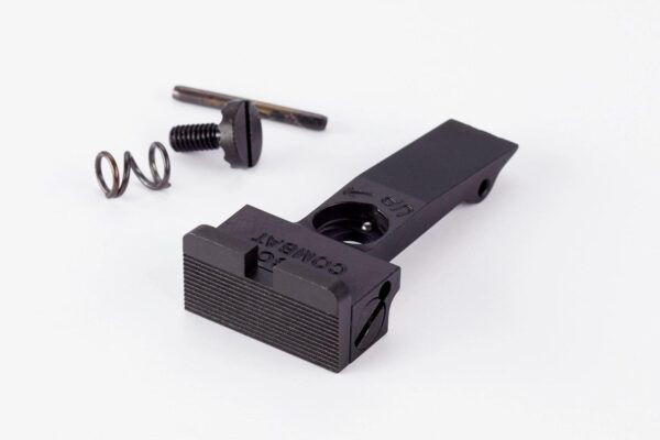 Wilson Combat Rear Sight for Colt 2020 Python/Anaconda Adjustable Serrated Blade Black with Square Notch - Precision Shot Firearms