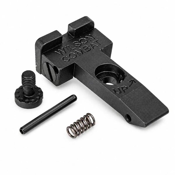 Wilson Combat Ruger GP100 Serrated Blade Handgun Sight Rear Square Notch Black - Precision Shot Firearms
