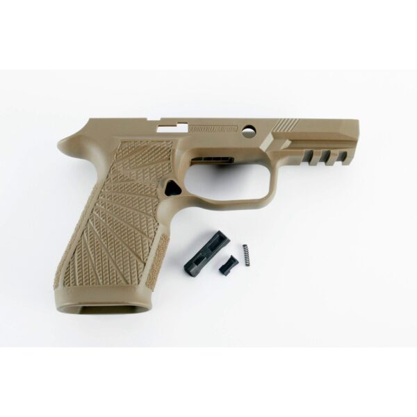 Wilson Combat Grip Module Carry II for Sig Sauer P320 No Manual Safety - Tan - Precision Shot Firearms