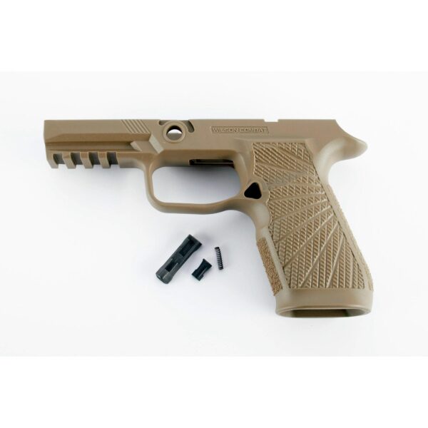 Wilson Combat Grip Module Sig Sauer P320 Carry No Manual Safety Tan - Precision Shot Firearms
