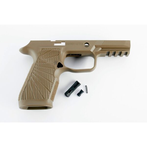 Wilson Combat Grip Module Sig Sauer P320 Carry No Manual Safety Tan - Precision Shot Firearms