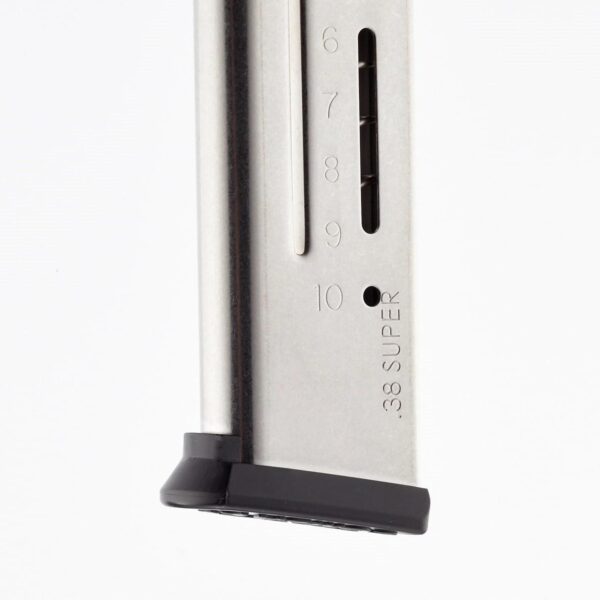 Wilson Combat 1911 Elite Tactical Handgun Magazine .38 Super 10/rd ETM Base Pad Mag - Precision Shot Firearms