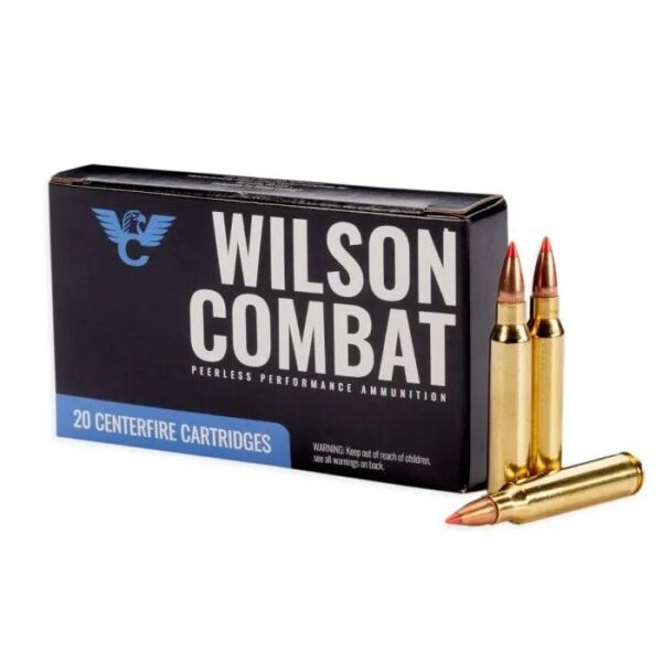 Wilson Combat V-MAX Rifle Ammunition .223 Rem 60gr PT 2750 fps 20/ct - Precision Shot Firearms