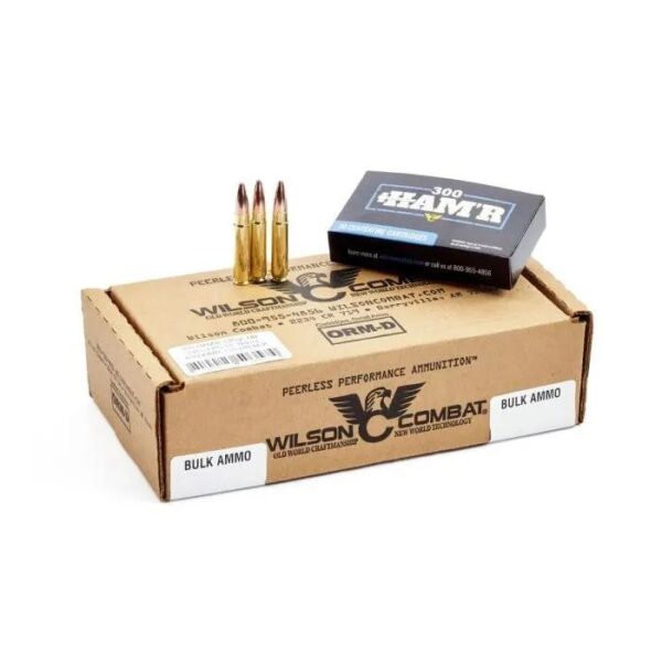 Wilson Combat Speer Hot-Core Rifle Ammunition 300 HAM'R 130gr PT 2500 fps 200/ct (10-20/ct Boxes) - Precision Shot Firearms