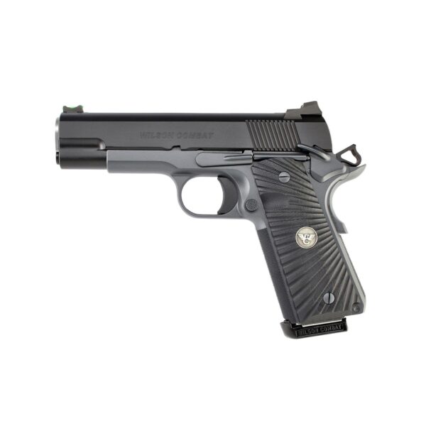 Wilson Combat CQB Commander Handgun .45 ACP 8rd Magazines (2) 4.25" Barrel Black Armor-Tuff Ambidextrous Safety - Precision Shot Firearms