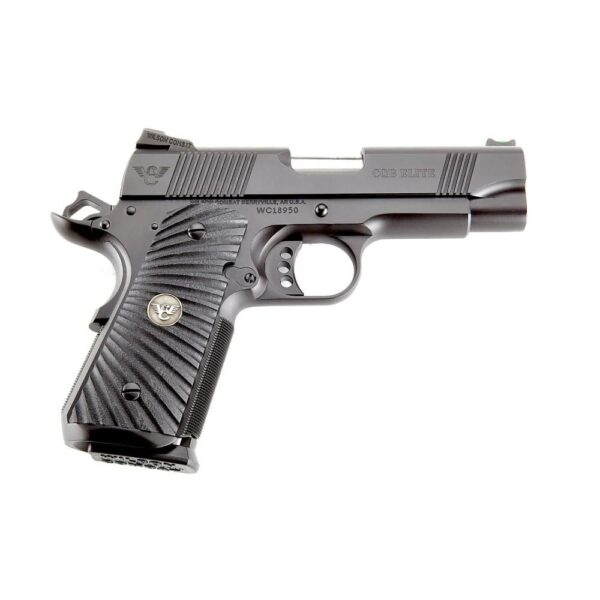 Wilson Combat CQB Compact Handgun 9mm Luger 8rd (1) & 10rd (1) Magazines 4" Barrel Black Armor-Tuff - Precision Shot Firearms