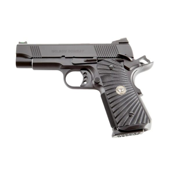 Wilson Combat CQB Compact Handgun 9mm Luger 8rd (1) & 10rd (1) Magazines 4" Barrel Black Armor-Tuff - Precision Shot Firearms
