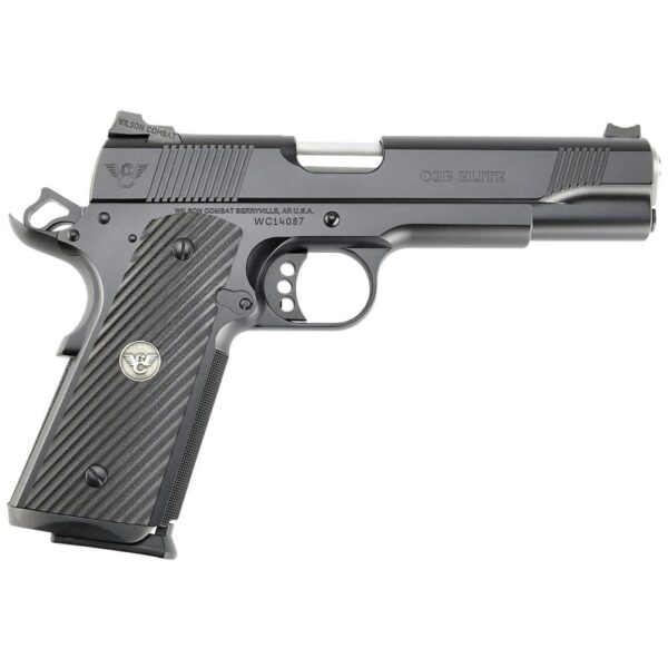 Wilson Combat CQB Elite Full Size Handgun .45 ACP 8rd Magazines (2) 5" Barrel Black Armor-Tuff Ambidextrous Safety - Precision Shot Firearms