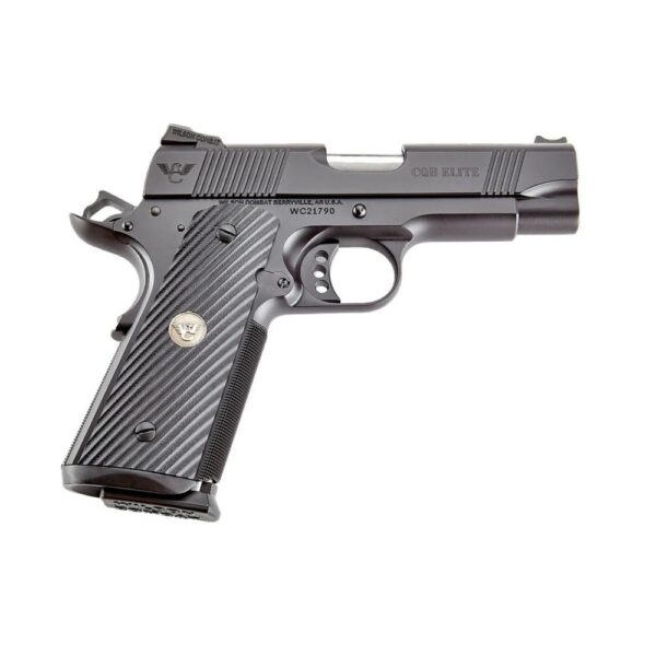 Wilson Combat CQB Elite Professional Handgun .45 ACP 8rd Magazines (2) 4" Barrel Black Armor-Tuff - Precision Shot Firearms