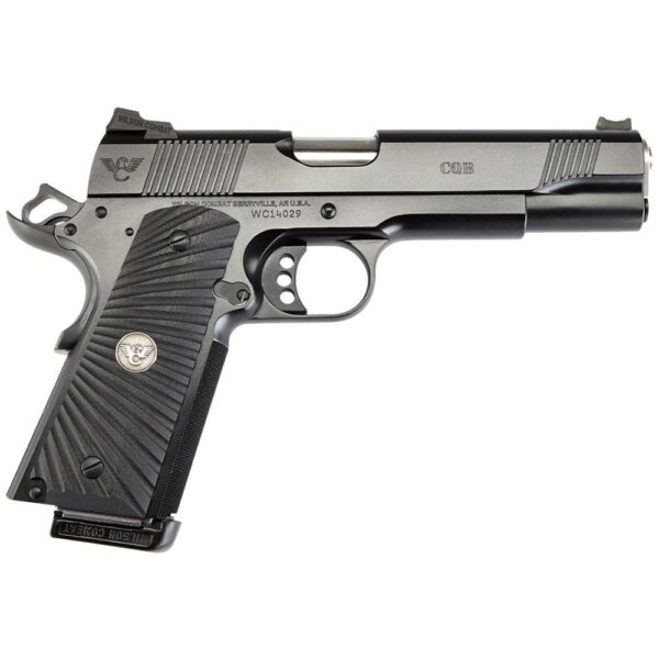Wilson Combat 1911 CQB Full Size Handgun 9mm Luger 10rd Magazine 5" Barrel Black Armor Tuff - Precision Shot Firearms