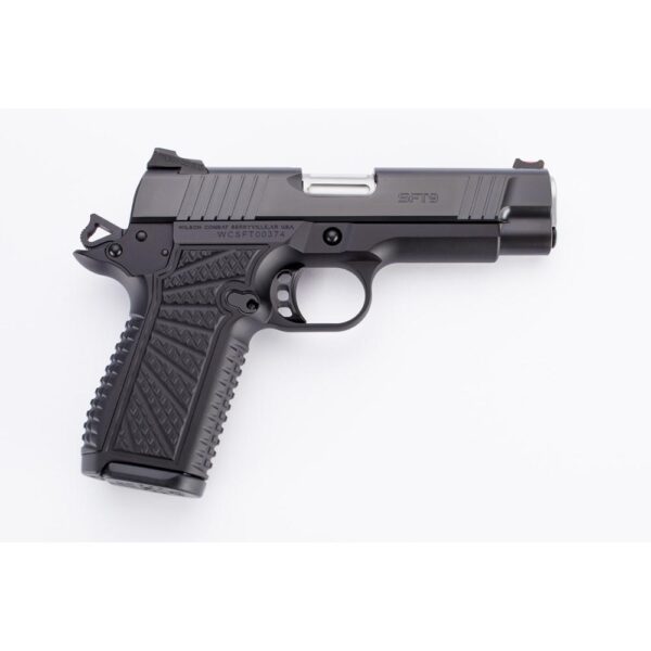 Wilson Combat SFT9 Double-Stack Commander Handgun 9mm Luger 15rd Magazines (2) 4.25" Barrel Black Non-Lightrail Frame - Precision Shot Firearms