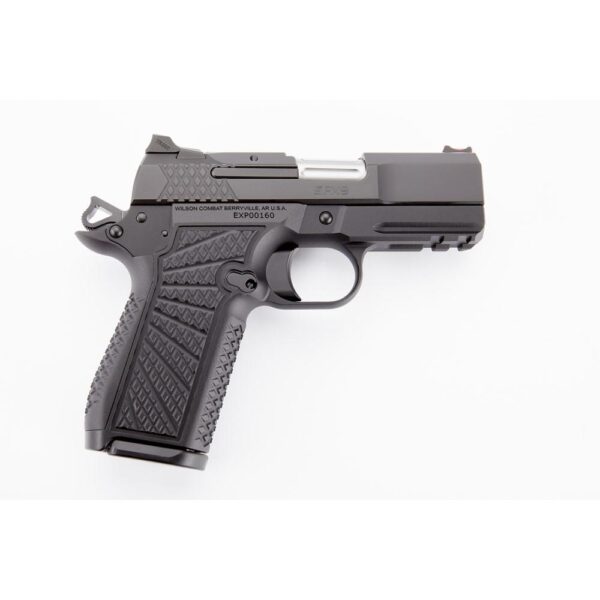 Wilson Combat SFX9 Double-Stack Handgun 15rd Sub-Compact 9mm Luger 15rd Magazines (2) 3.25" Barrel Black Lightrail Frame - Precision Shot Firearms