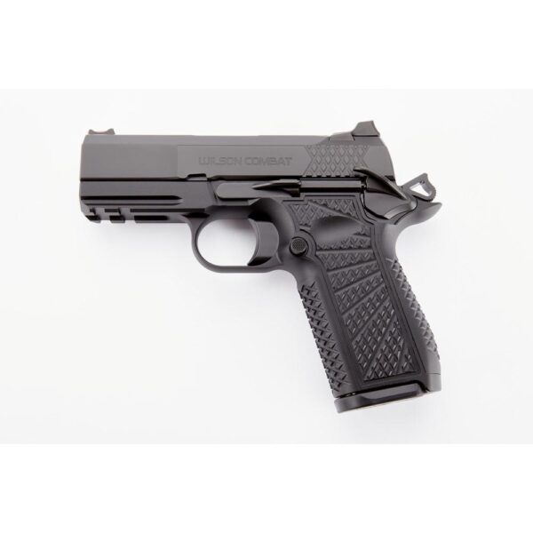 Wilson Combat SFX9 Double-Stack Handgun 15rd Sub-Compact 9mm Luger 15rd Magazines (2) 3.25" Barrel Black Lightrail Frame - Precision Shot Firearms
