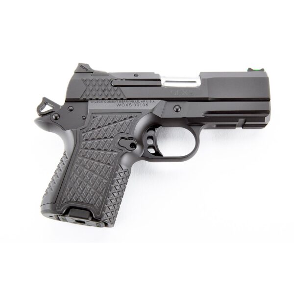 Wilson Combat SFX9 Double-Stack Sub-Compact Handgun 9mm Luger 10rd Magazines (2) 3.25" Barrel Black Lightrail Frame Ambidextrous Safety - Precision Shot Firearms