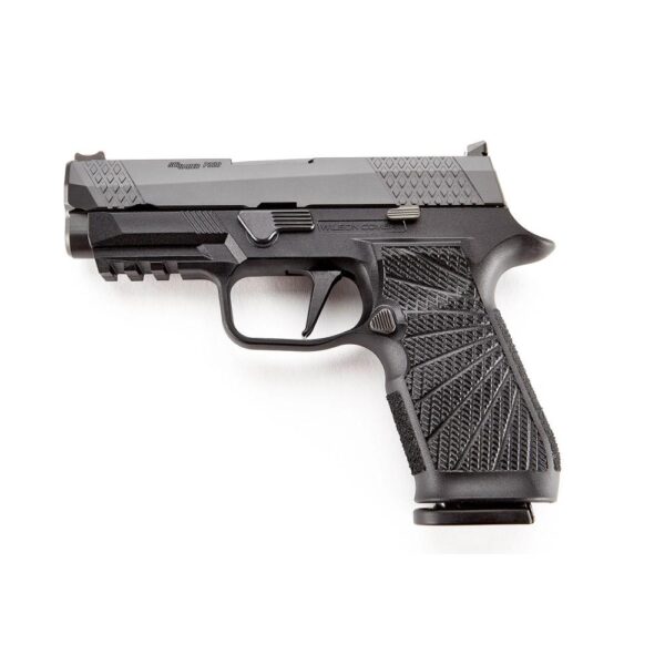 Wilson Combat/SIG P320 Carry Size Handgun 9mm Luger 17rd Magazines (2) 3.9" Barrel Black Grip Module Action Tune Straight Trigger - Precision Shot Firearms