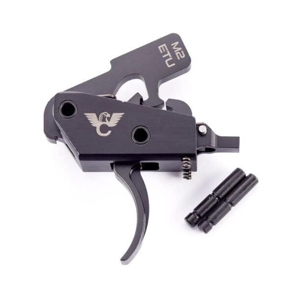 Wilson Combat AR Enhanced Trigger Unit Two Stage 4-4.5 lb Curved Black - Precision Shot Firearms