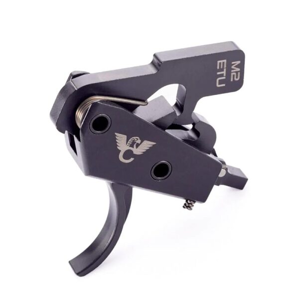 Wilson Combat AR Enhanced Trigger Unit Two Stage 4-4.5 lb Curved Black - Precision Shot Firearms