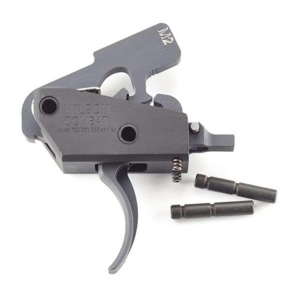 Wilson Combat AR Tactical Trigger Unit Two Stage 4-4.5 lb Curved Black - Precision Shot Firearms