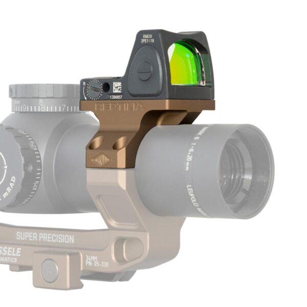 Reptilia ROF-90 Red Dot Mount for Trijicon RMR & SRO 34mm FDE - Precision Shot Firearms