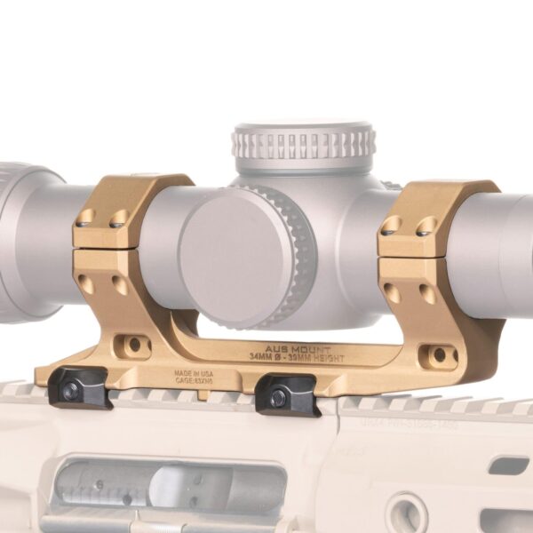 Reptilia AUS 1-Piece Scope Mount 34mm 1.54" FDE - Precision Shot Firearms